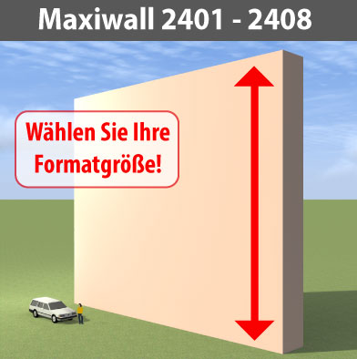 maxiwall 2401-2408 Riesen-Werbewand B24m