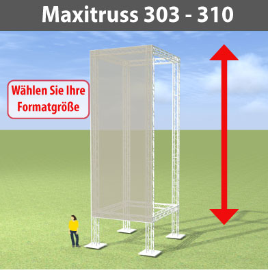 maxitruss 303 - 310 Alutraversen-Großwerbewände