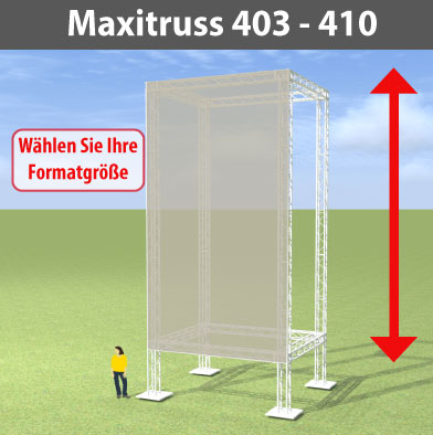 maxitruss 403 - 410 Alutraversen-Großwerbewände