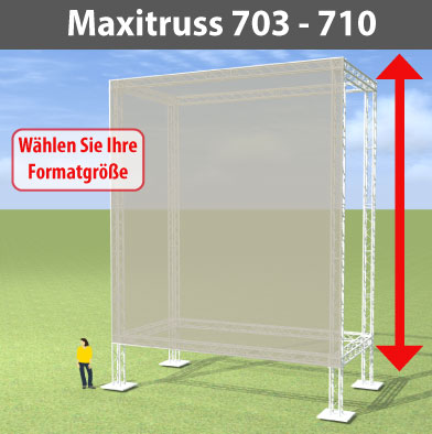 maxitruss 703 - 710 Alutraversen-Großwerbewände