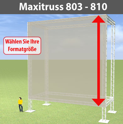 maxitruss 803 - 810 Alutraversen-Großwerbewände